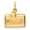 14K Yellow Gold Camera Charm Photographer Jewelry 17mm x 13.5mm